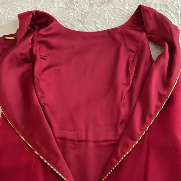 Classy Elie Tahari red wood dress - Picture 6 of 10
